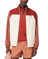 Lacoste Men's Relaxed-Fit Colorblocked Logo Jacket
