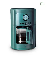 Willow Kitchen 12 Cup Coffee Maker – Programmable Brewing Options with Timer, Beautiful Design, Glass Pot