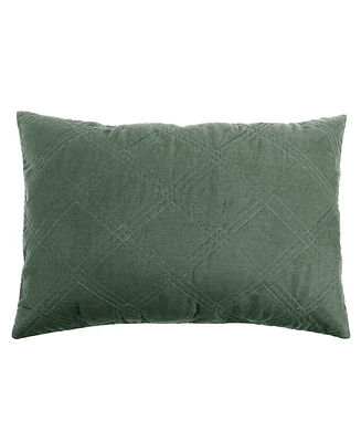 Levtex Washed Linen Quilted Sham, Standard