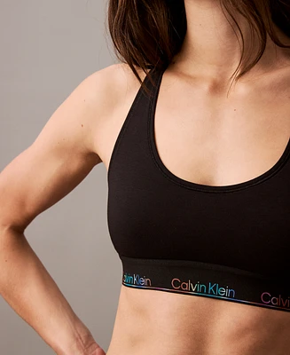 Calvin Klein Women's Icon Pride Unlined Bralette QF8187