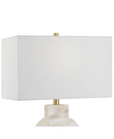 Possini Euro Mavi 25 1/2" Modern Alabaster Marble Stone Table Lamp - Possini Euro Design