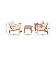 Larence 4 Pc Outdoor Living Set
