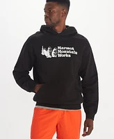 Marmot Men's Mmw Logo Fleece Pullover Hoodie Sweatshirt
