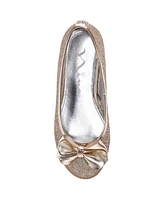 Nina Little Girls Rose Ballet Flat-Shoe Flats