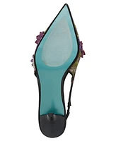 Betsey Johnson Women's Dian Floral Slingback Pumps