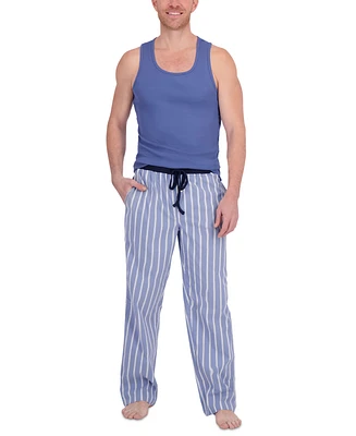 Hanes Platinum Men's Tank Tee & Stretch Woven Pant Sleep Set