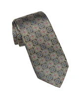Elizabetta Big & Tall De Sica- Silk Jacquard Tie for Men