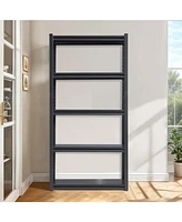 63"H 5 Tier Metal Shelves for Storage Garage Shelving 2000LBS Heavy Duty Storage Shelves Adjustable Garage Shelf Industrial Shelving Unit Storage Util