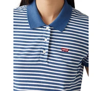 Levi's Women's Short-Sleeve Pique Knit Polo Shirt