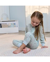 Gerber Toddler Girls Footless Pajamas with Reverse Zipper, 3-Pack