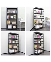 Storage Shelves 5 Tier Heavy Duty Metal Shelving Unit Adjustable Shelving Units and Storage Rack Kitchen Garage Shelf H78 W47.2 D18