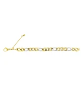 Two-Tone Chain Bracelet in Stainless Steel
