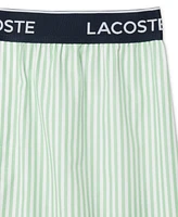 Lacoste Men's Loungewear Striped Pajama Shorts