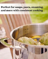Alva Maestro Stainless Steel Qt. Stock Pot & Lid, Non-Toxic Pfas, Pfoa, Ptfe Free