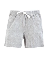 Hudson Baby Baby Boys Hudson Shorts Bottoms 4-Pack, Anchors, 9-12 Months