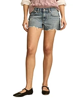 Lucky Brand Women's Mid Rise Raw-Hem Festival Shorts