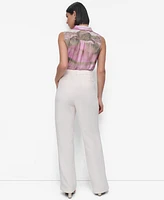 Dkny Women's Aero Crepe Pleated Pants