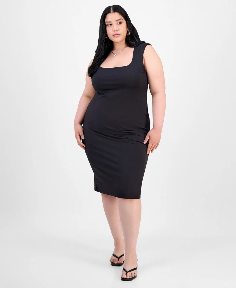 Bar Iii Trendy Plus Tank Dress, Exclusively at Macy's