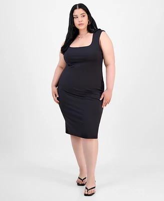 Bar Iii Trendy Plus Tank Dress, Exclusively at Macy's