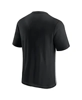 Fanatics Men's Black Cincinnati Bengals Color Block T-Shirt