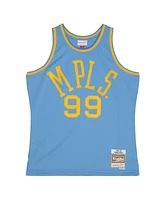 Mitchell & Ness Men's George Mikan Light Blue Minneapolis Lakers 1948/49 Swingman Jersey