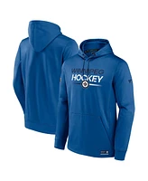 Fanatics Men's Blue Winnipeg Jets Fleece Pullover Hoodie