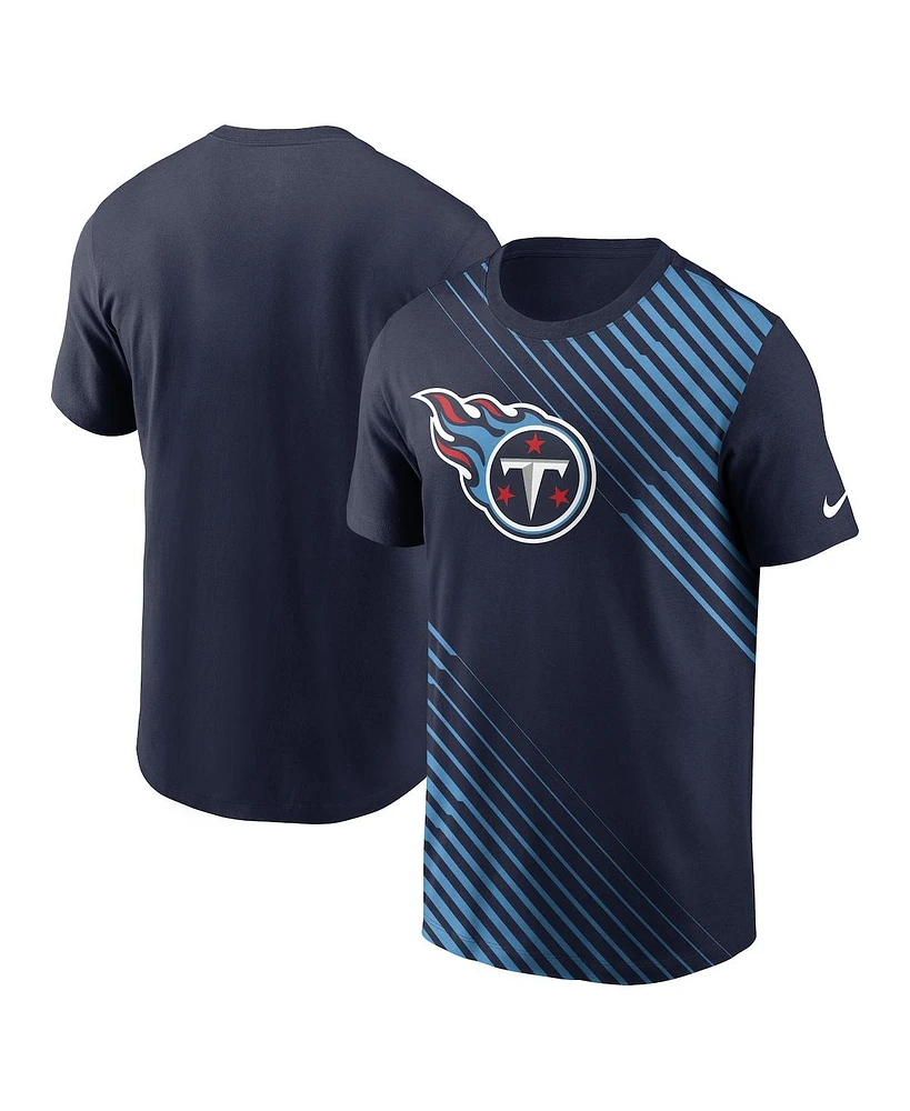 Nike Men's Navy Tennessee Titans Yard Line Fashion Asbury T-Shirt