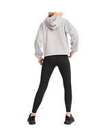 Dkny Women's Heather Gray Los Angeles Rams Debbie Dolman Raglan Pullover Hoodie