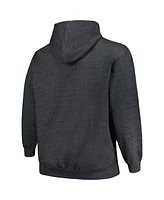 Profile Men's Heather Charcoal Colorado Avalanche Big Tall Arch Over Logo Pullover Hoodie