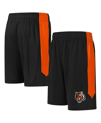 Outerstuff Big Boys and Girls Black Cincinnati Bengals Fashion Shorts