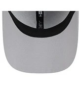 New Era Men's Gray York Yankees Linear 39Thirty Flex-Fit Hat