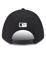 New Era Men's Black Chicago White Sox Player Replica 9Forty Adjustable Hat