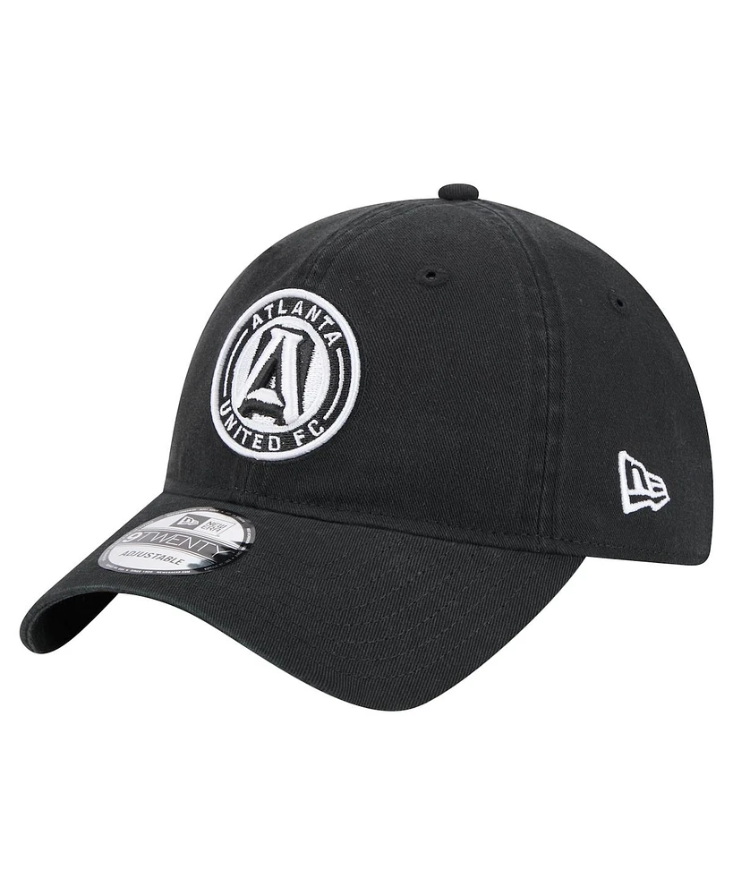 New Era Men's Black Atlanta United Fc 2025 Kickoff 9TWENTY Adjustable Hat