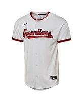Nike Big Boys and Girls Jose Ramirez White Cleveland Guardians Home Replica Player Jersey
