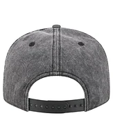 New Era Men's Black Boston Celtics Washed Seven-Panel 9FIFTY Snapback Hat