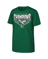 Outerstuff Big Boys and Girls Kelly Green Philadelphia Eagles Super Bowl Lix Champions Retro Diamond T-Shirt