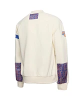 Two Hype X Nba Men's Cream New York Knicks Culture Hoops Collection Premium Pullover Sweatshirt