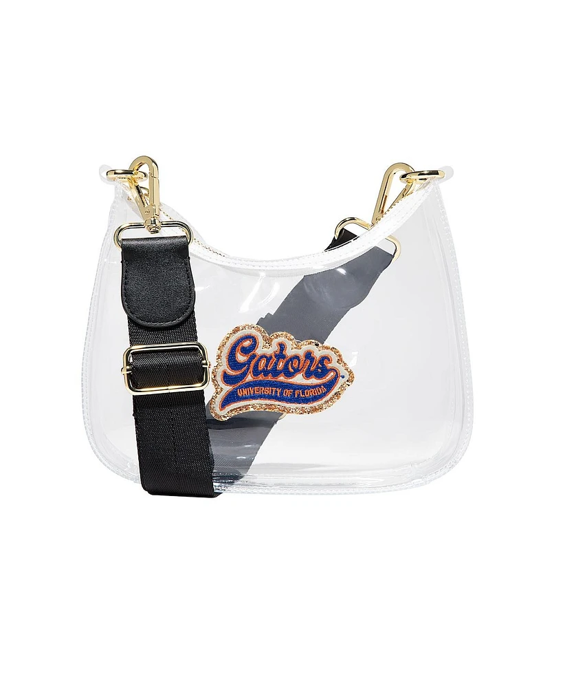 Stoney Clover Lane Florida Gators Clear Curved Crossbody Bag