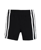 Hudson Baby Boys Shorts Bottoms 4-Pack, Red Navy, 18-24 Months