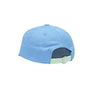 Bits & Bows Boys Boys Tractor Baseball Hat in Blue
