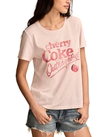 Lucky Brand Women's Cherry Coke Classic Crewneck T-Shirt