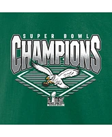 Fanatics Men's Kelly Green Philadelphia Eagles Super Bowl Lix Champions Big Tall Retro Graphic T-Shirt