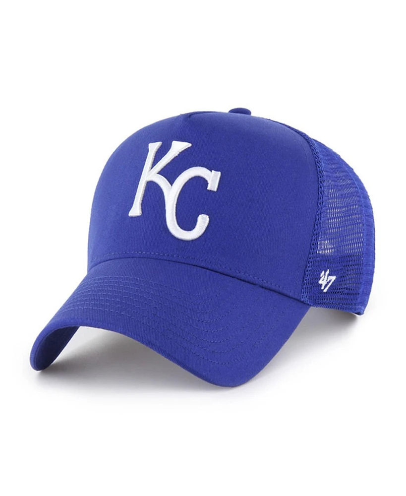 '47 Brand Men's Royal Kansas City Royals Ballpark Offside Adjustable Trucker Hat