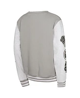 Outerstuff Big Boys and Girls Gray Brooklyn Nets Star Treatment Pullover Sweatshirt