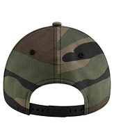 New Era Men's Camo Kansas City Royals Woodland Team Pop 9Forty A-Frame Adjustable Hat