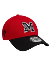 New Era Men's Red Ac Milan M Logo 39THIRTY Fitted Hat