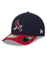 New Era Men's Navy/Red St.Louis Cardinals Player Replica 9Forty Adjustable Hat