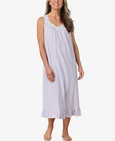 Aria Women's Sleeveless Ballet Floral Nightgown