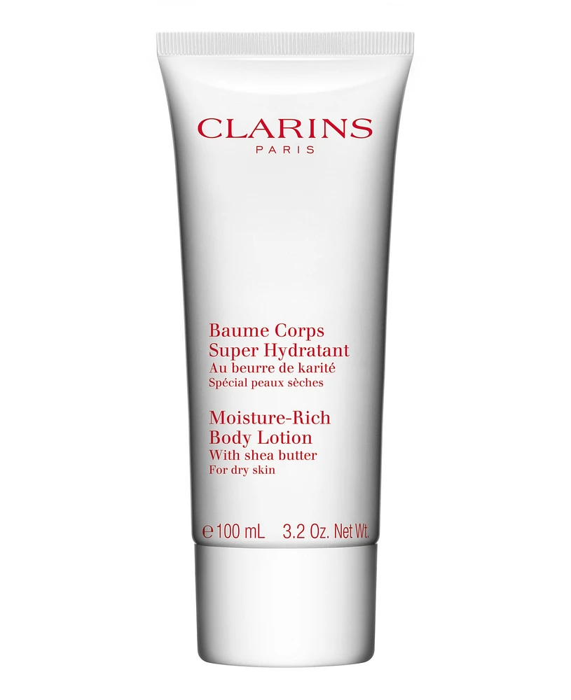 Free Moisture-Rich Body Lotion discovery-size with $100 Clarins purchase