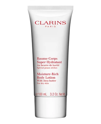 Free Moisture-Rich Body Lotion discovery-size with $100 Clarins purchase